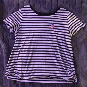 Black and white striped t-shirt
